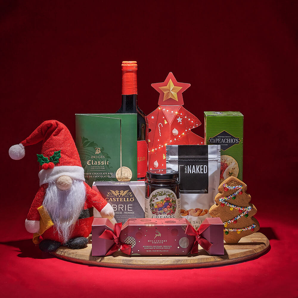 Custom Christmas Wine Gift Baskets, christmas gift, christmas, custom gift, custom, holiday gift, holiday