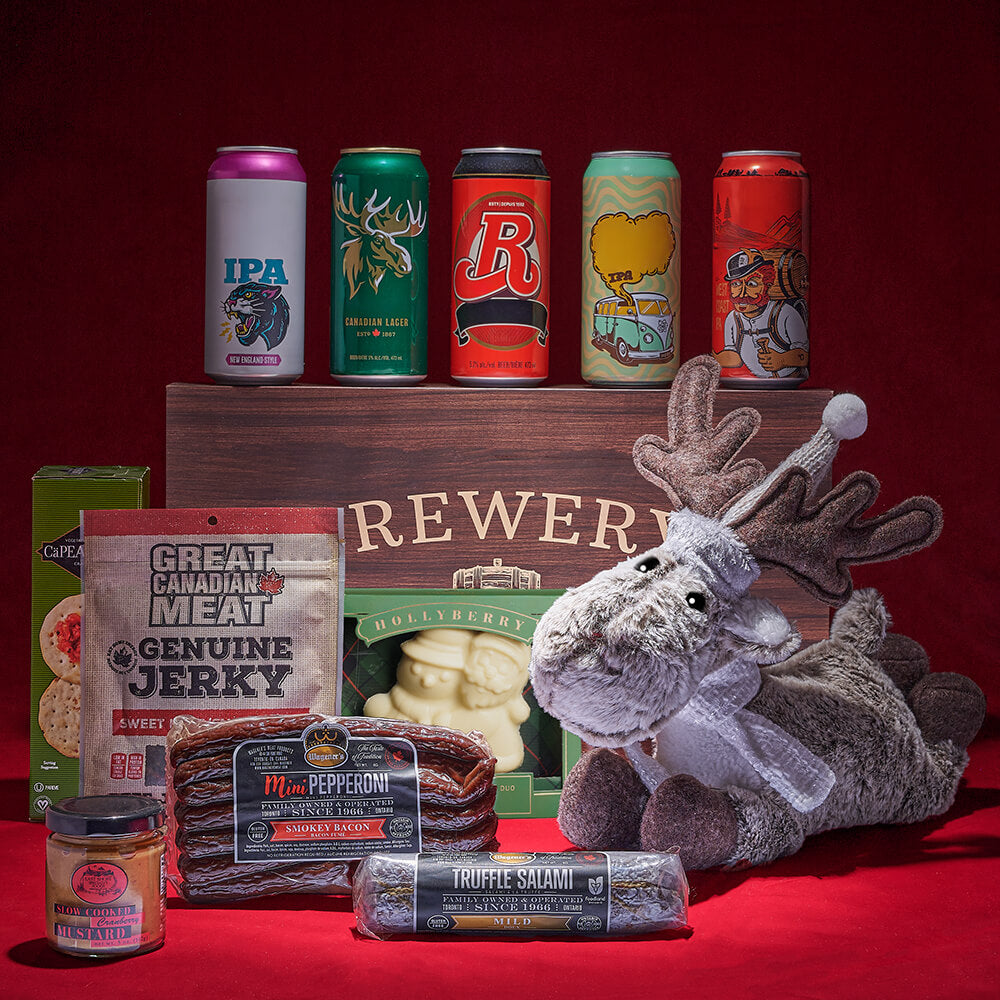 Wooden Beer Can Box Gift – how the gift is presented
