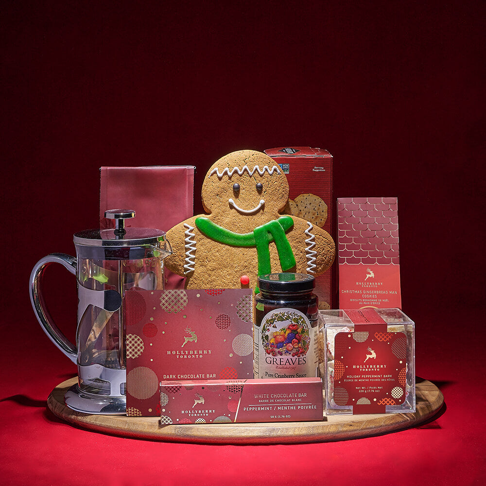 Gingerbread Man & Coffee Gift, coffee gift, coffee, christmas gift, christmas, chocolate gift, chocolate