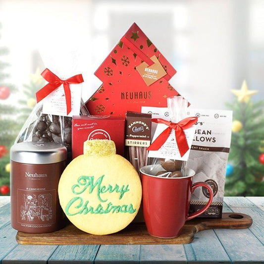 Hot Cocoa By The Fire Gift Basket