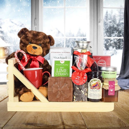 Coffee & Chocolate Christmas Basket