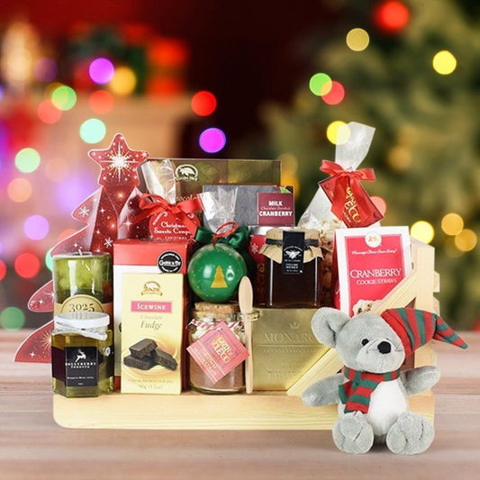 Christmas Sleigh Gift Basket