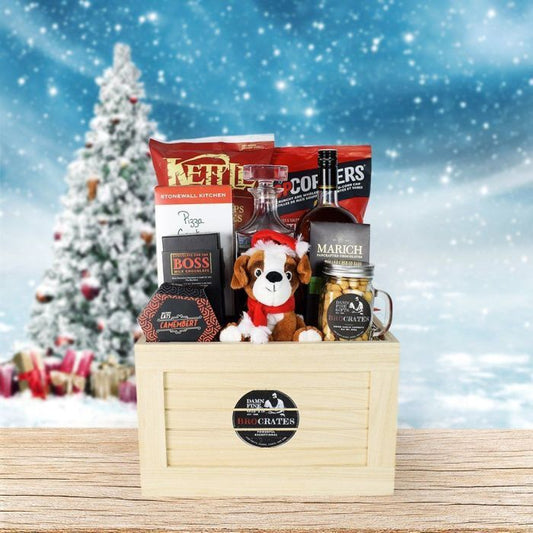 Festive Luxury Liquor Crate