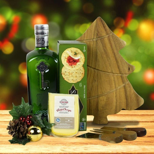 Gin, Cheese & Crackers Gift Set