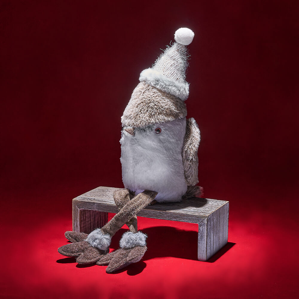 Christmas Plush Sparrow – how the gift is presented