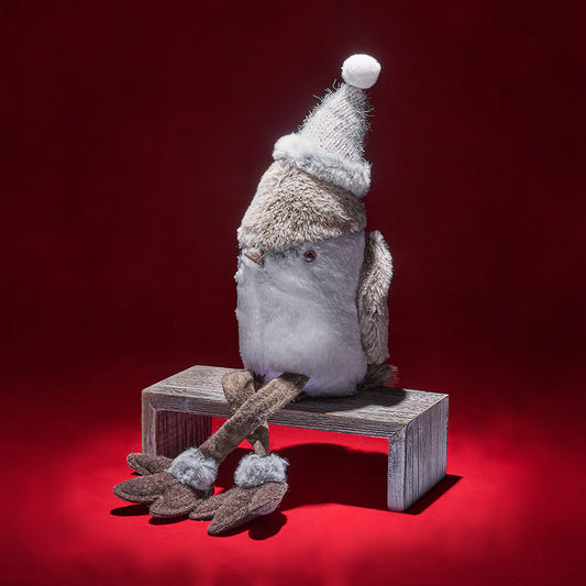 Christmas Plush Sparrow, plush gift, plush, decoration gift, decoration, christmas gift, christmas