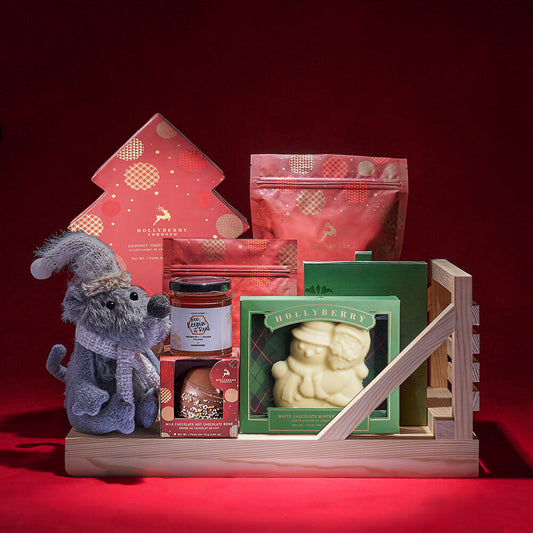 Christmas Magic Mouse Gift Sleigh, christmas gift, christmas, chocolate gift, chocolate, cookie gift, cookie