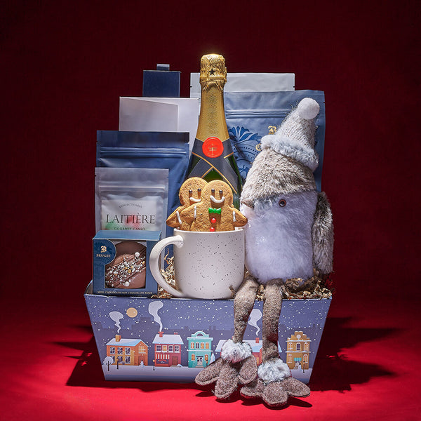 Cozy Christmas Village Gift Set