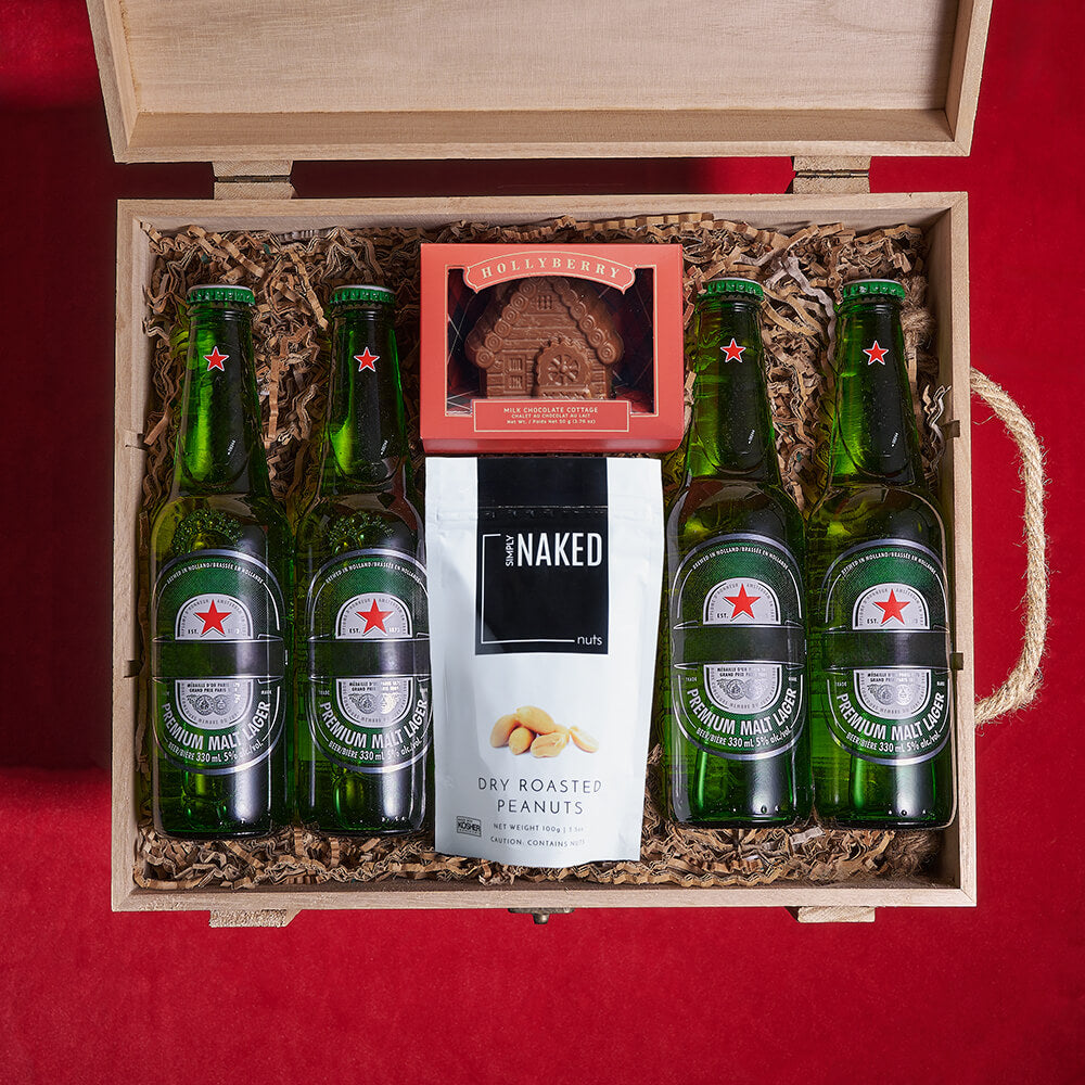 Father Christmas Beer Gift Box, beer gift, beer, christmas gift, christmas, holiday gift, holiday, chocolate gift, chocolate