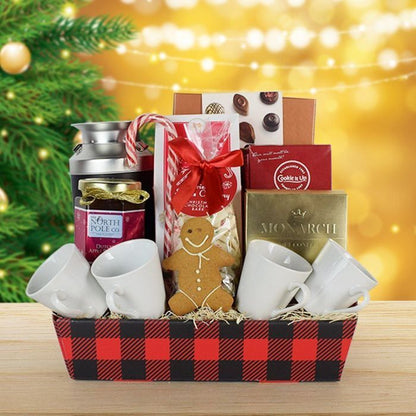 Festive Coffee Gift Basket