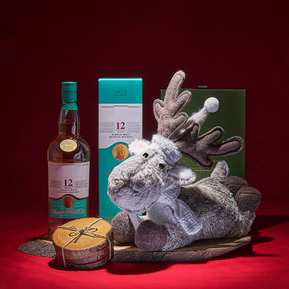 Christmas Liquor with Truffles Gift – how the gift is presented