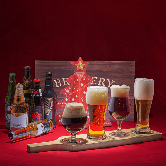 Santa’s Beer Flight Gift Box, beer gift, beer, christmas gift, christmas, chocolate gift, chocolate, holiday gift, holiday