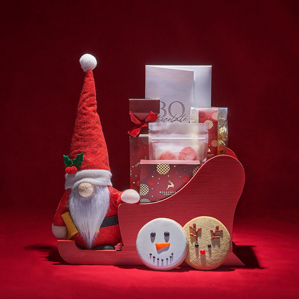 Holiday Chocolate Treats Gift Box – how the gift is presented