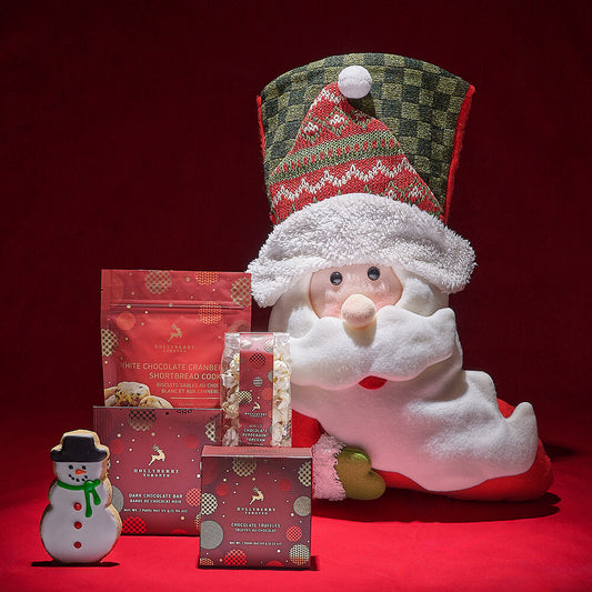 Santa’s Sweet Stocking Gift, cookie gift, cookie, chocolate gift, chocolate, christmas gift, christmas