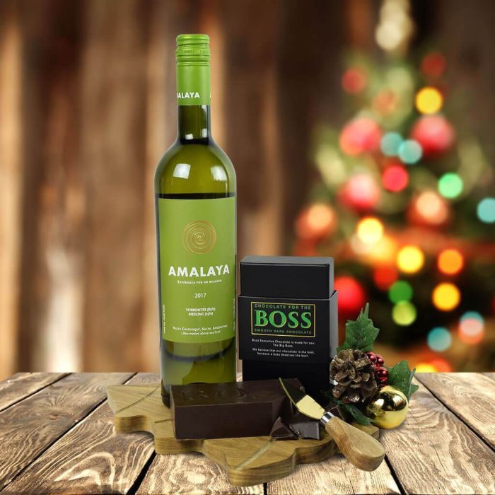 Wine Gift Basket, Wine & Chocolate Gifts, The North Pole Company Gifts