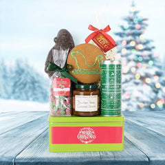 Wonderful Christmastime Treats Basket