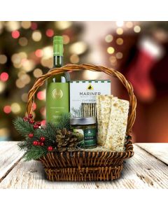 Christmas Crackers & Wine Gift