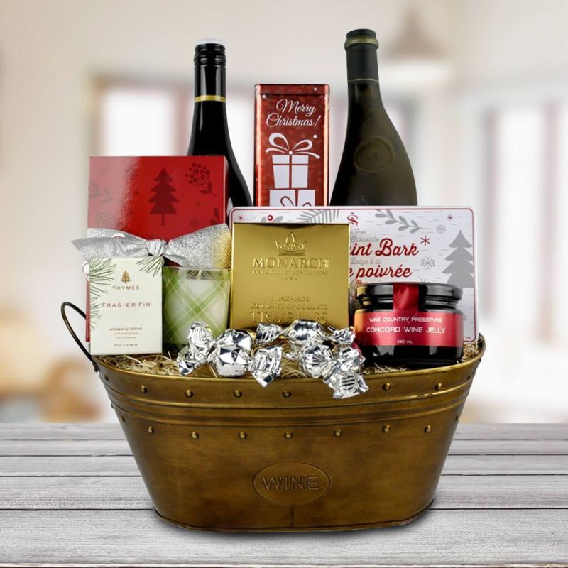 Christmas Wine Gifts | The North Pole Wine Gift Basket