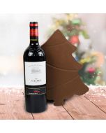 A Very Merry Chocolate Tree Wine Gift