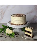 Black + White Layer Cake