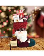 Santa’s Stocking Gift Set With Liquor