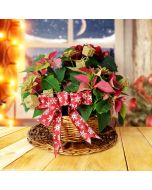 Christmas Cheer Bouquet, Christmas gift baskets, floral gift baskets
