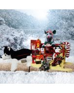 The Christmas Husky Dog Sled Gift