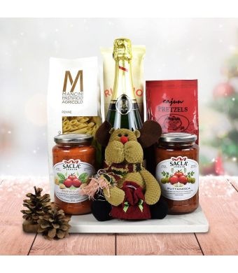 Italy's Christmas Eve Pasta Gift Set With Champagne