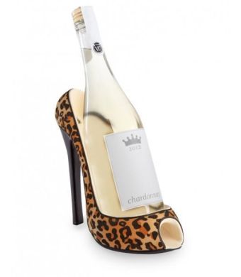 Leopard Print Heel, Includes Wine!