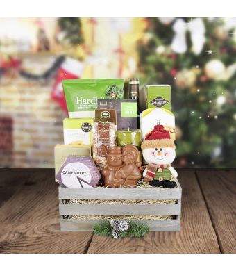 Santa’s Magic Wine Gift Set, wine gift baskets, Christmas gift baskets, gourmet gift baskets