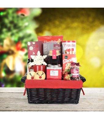 Christmas Basket of Goodies, Christmas gift baskets, gourmet gift baskets, gourmet gifts, gift baskets