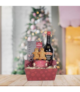 Gingerbread for Two Liquor Gift Set, liquor gift baskets, gourmet gifts, gifts