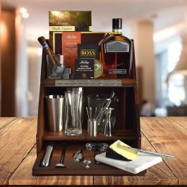 Liquor Christmas Gifts | Deluxe Table Top Bar